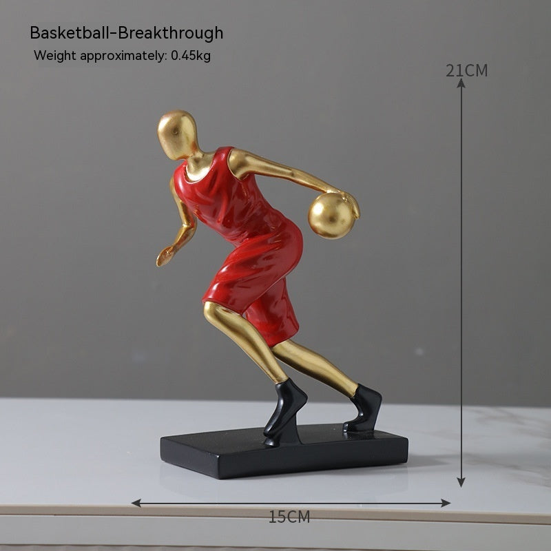 Minimalist Creative Basketball Light Luxury High-grade Ornaments