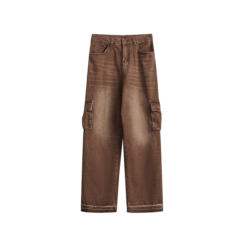 Retro Workwear Casual Pants For Men And Women