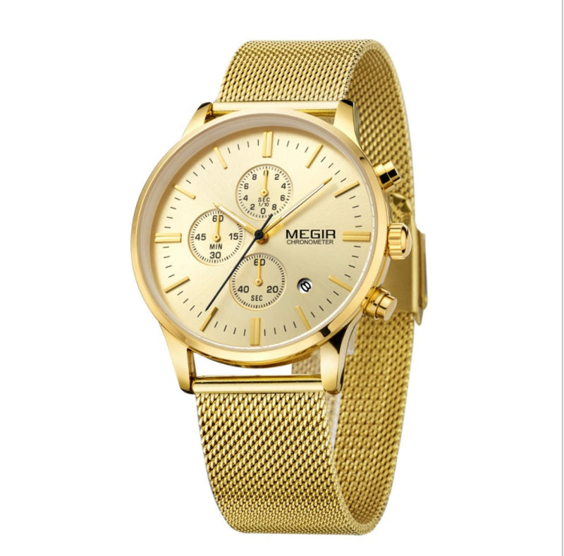 Sleek minimalist fashion top luxury Men Watch
