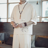 Summer New Chinese Style Suit Men