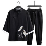 Summer New Chinese Style Suit Men