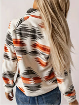 Women's Casual Western-Inspired Printed Jacket
