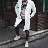New Solid Color Casual Jacket Coat Men's