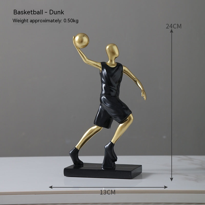Minimalist Creative Basketball Light Luxury High-grade Ornaments