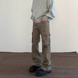 Maillard Retro American Style Large Pocket Workwear Pants For Men And Women
