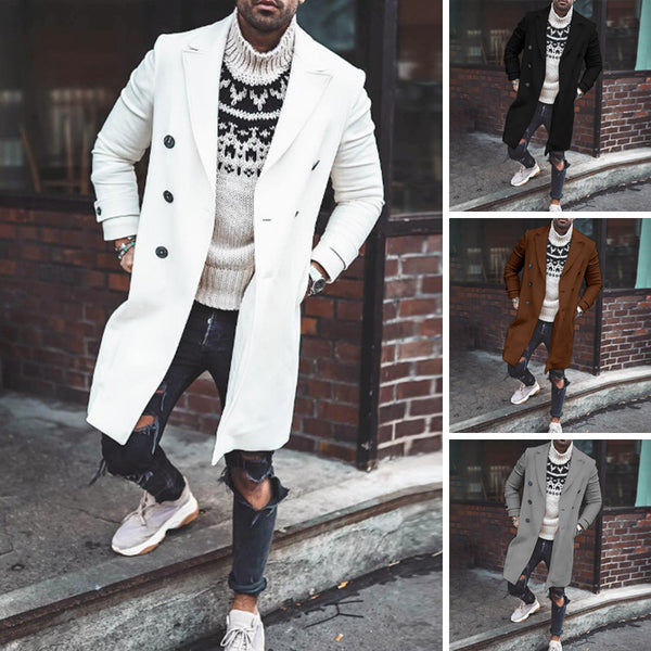 New Solid Color Casual Jacket Coat Men's