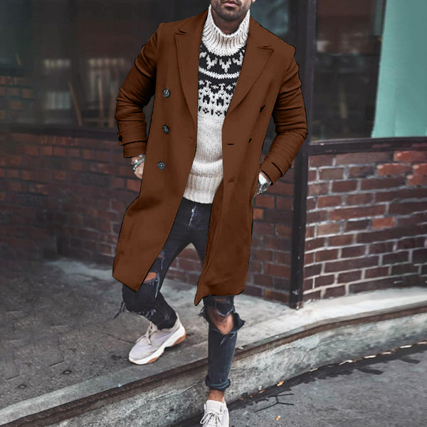 New Solid Color Casual Jacket Coat Men's