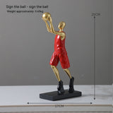 Minimalist Creative Basketball Light Luxury High-grade Ornaments