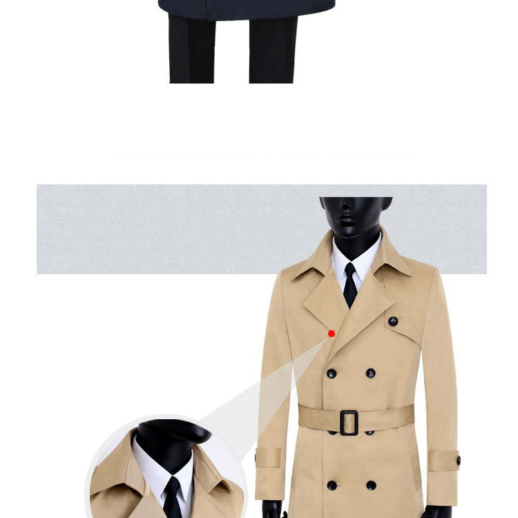 Autumn New Korean Men's Fashion Coat