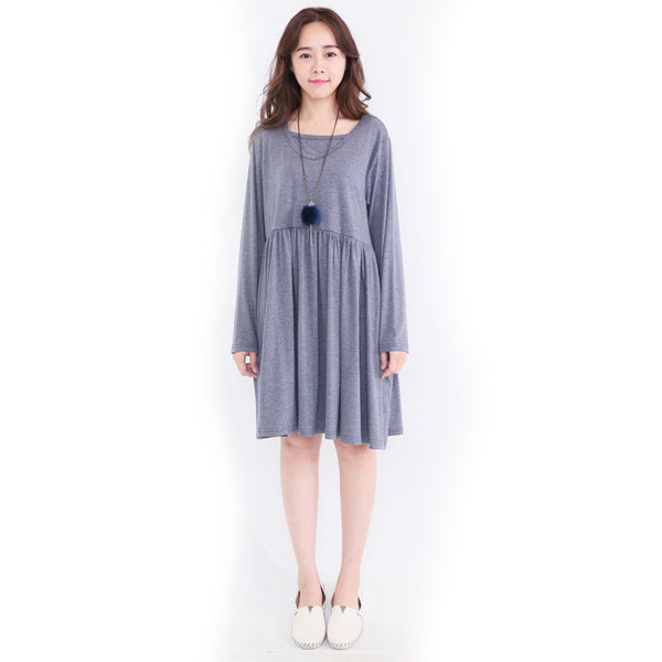 Maternity Wear Mid-length Breastfeeding Dress