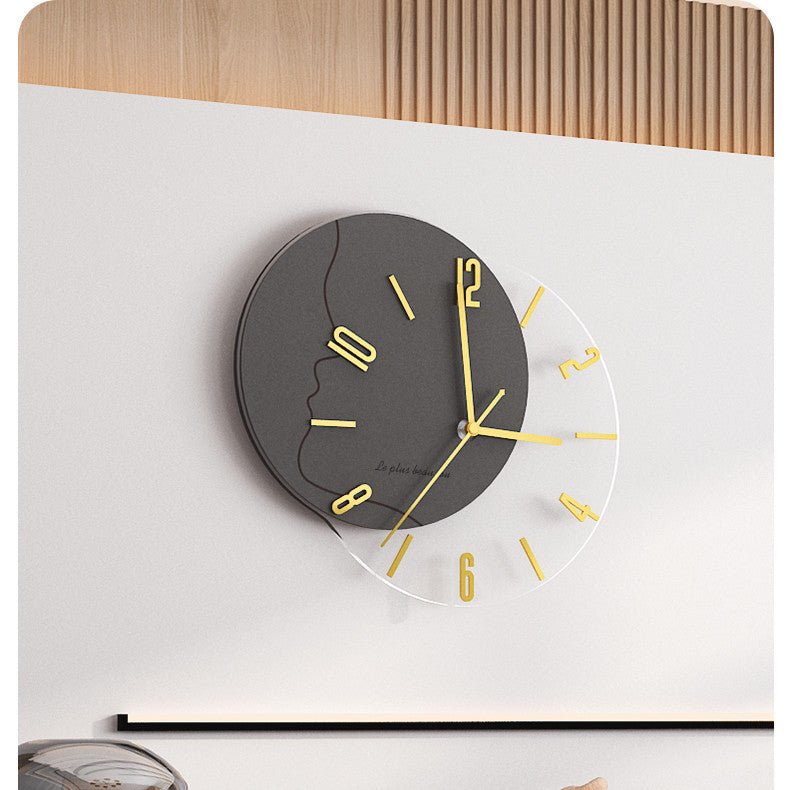 New Fashion Modern Minimalist Light Luxury Nordic Clock