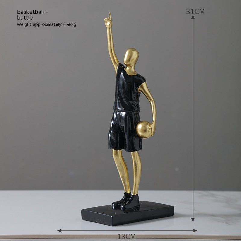 Minimalist Creative Basketball Light Luxury High-grade Ornaments
