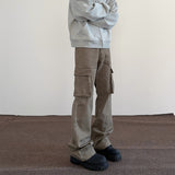 Maillard Retro American Style Large Pocket Workwear Pants For Men And Women
