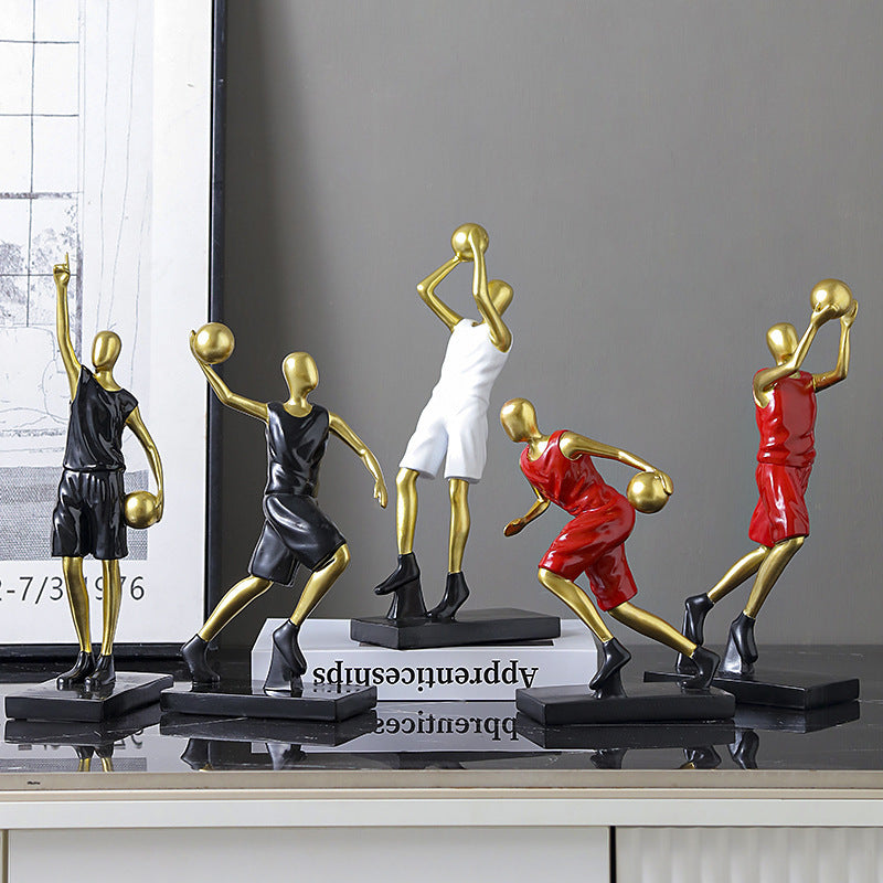 Minimalist Creative Basketball Light Luxury High-grade Ornaments