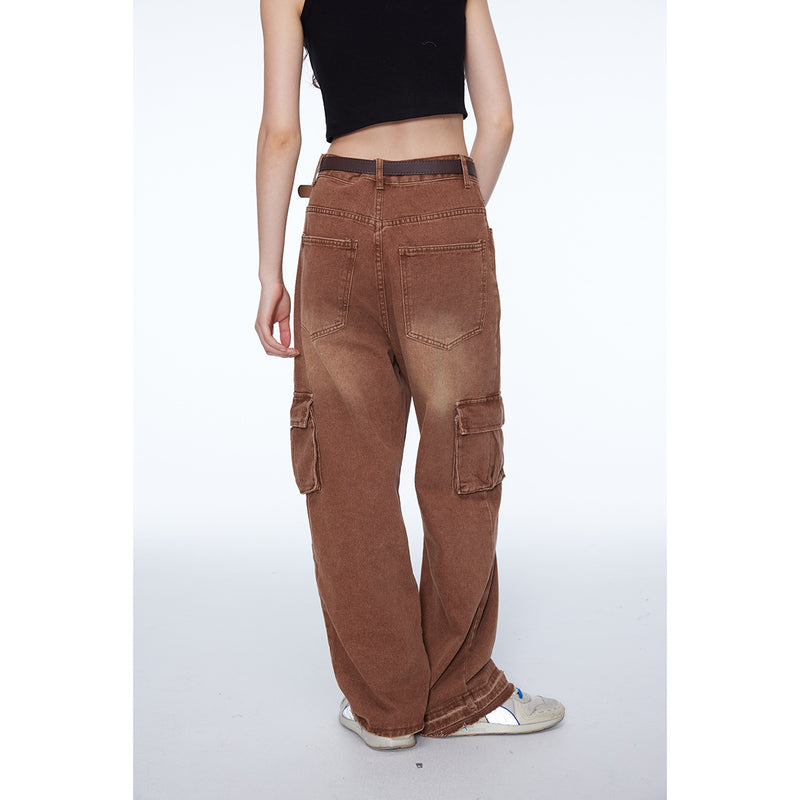 Retro Workwear Casual Pants For Men And Women