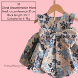 Dog Cat Clothes Pet Apparel Summer Floral Princess Dress For Small Dogs Cats New Season Lightweight Pet Apparel Cute Breathable Strappy Sundress Luxury Pet Gift For Cats Dogs